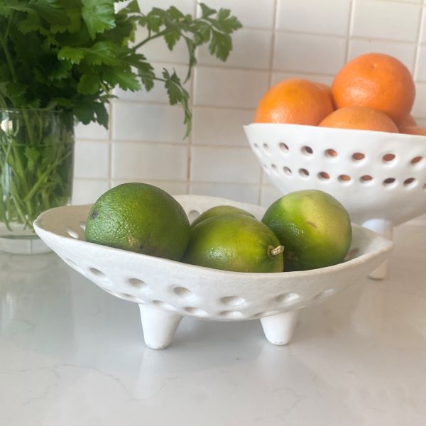 Ivory House | Mode Holey Bowl With Feet