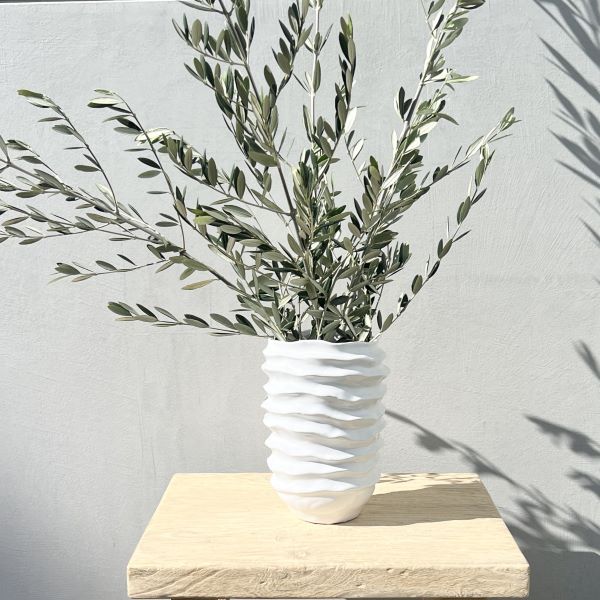 Ivory House | Mode Ribbed Vase
