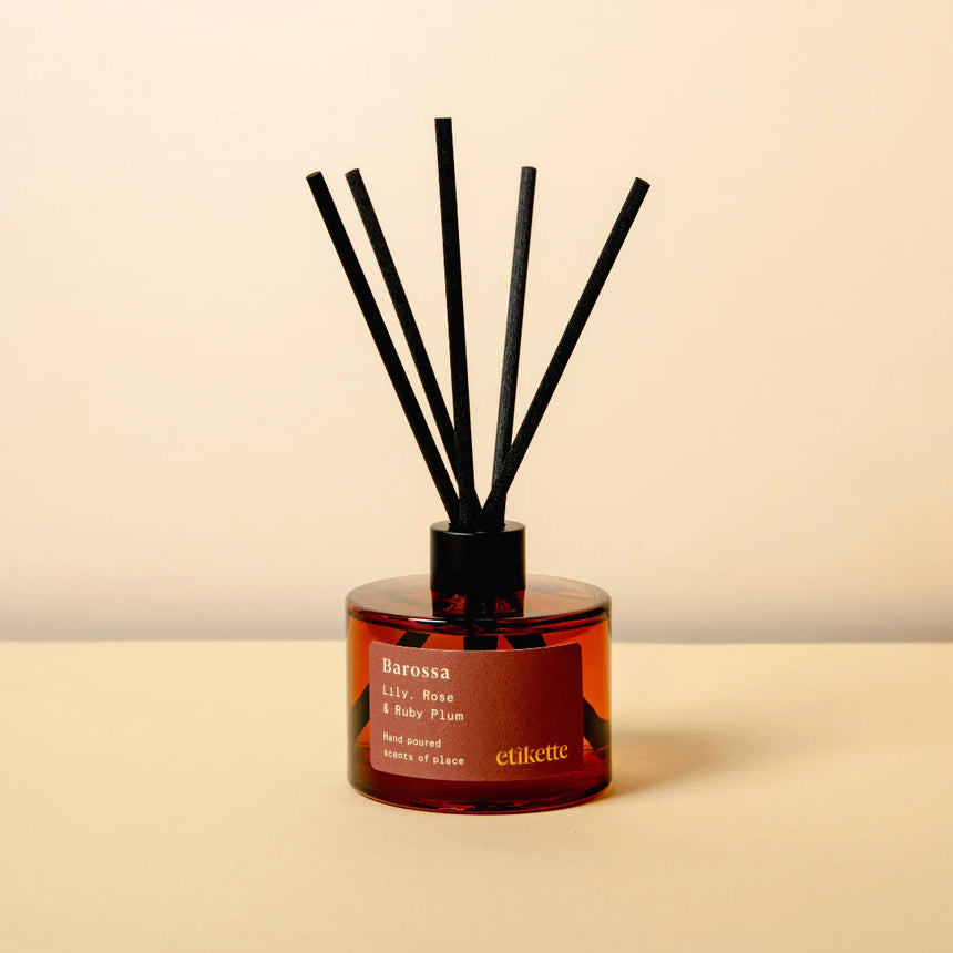 Etikette || Barossa Lily, Rose & Ruby Plum Eco Reed Diffuser