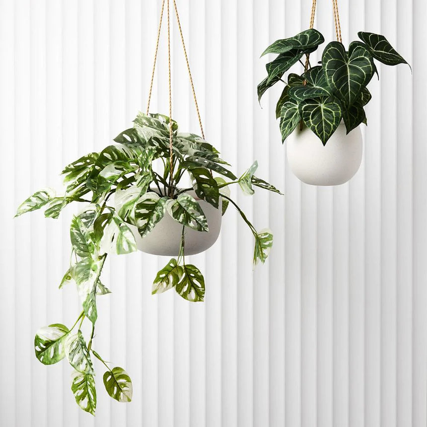 Flo Hanging Bowl White