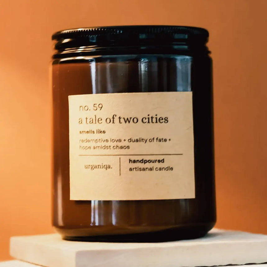 Urganiqa || A Tale of Two Cities Literary Soy Candle