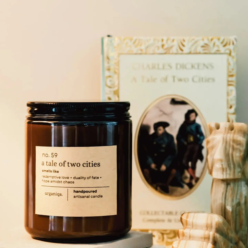 Urganiqa || A Tale of Two Cities Literary Soy Candle