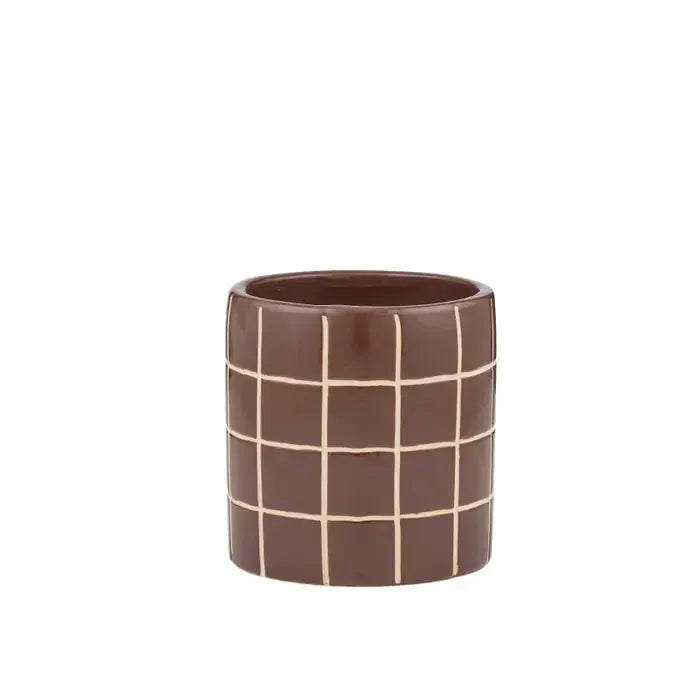 Coast to Coast | Boyd Ceramic Tile Pot Chocolate