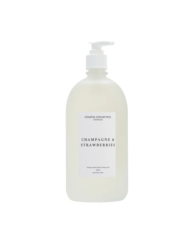 Coastal Collective Australia  ||  Champagne & Strawberries Hand & Body Wash 500ml
