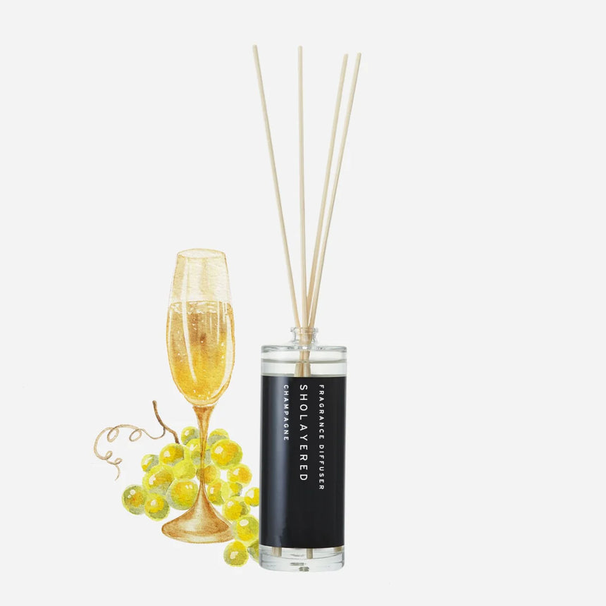 SHOLAYERED|| Champagne Reed Diffuser