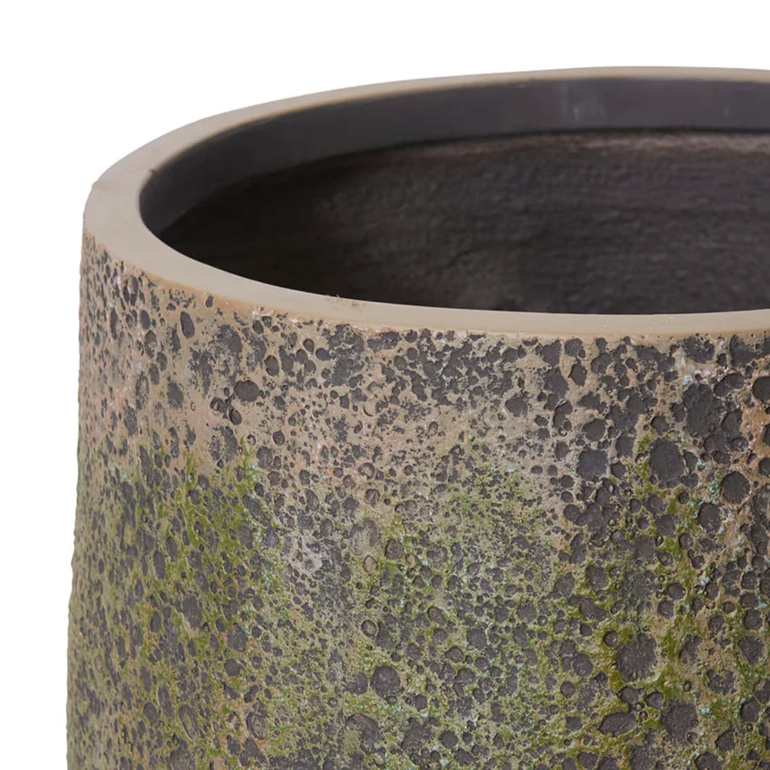 Elme Living | Finn Fibrestone Planter Brown