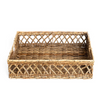 Cane Design | Rattan Kubu French Lattice Weave Tray
