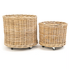 Cane Design  | Lonsdale Round Rollaway Baskets