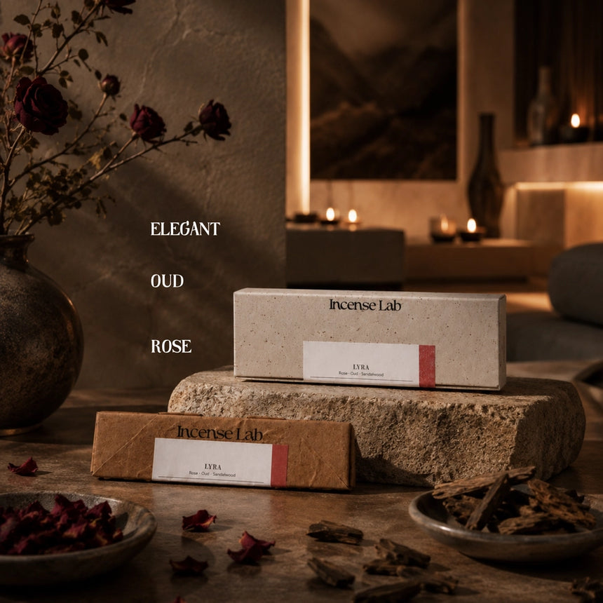 Incense Lab || Lyra Rose, Oud, Sandalwood Incense Sticks