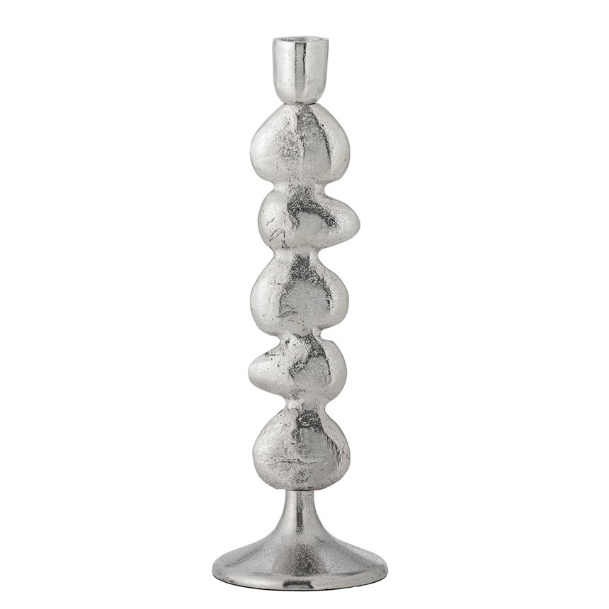 Bloomingville |  Metina Candle Holder Silver Tall