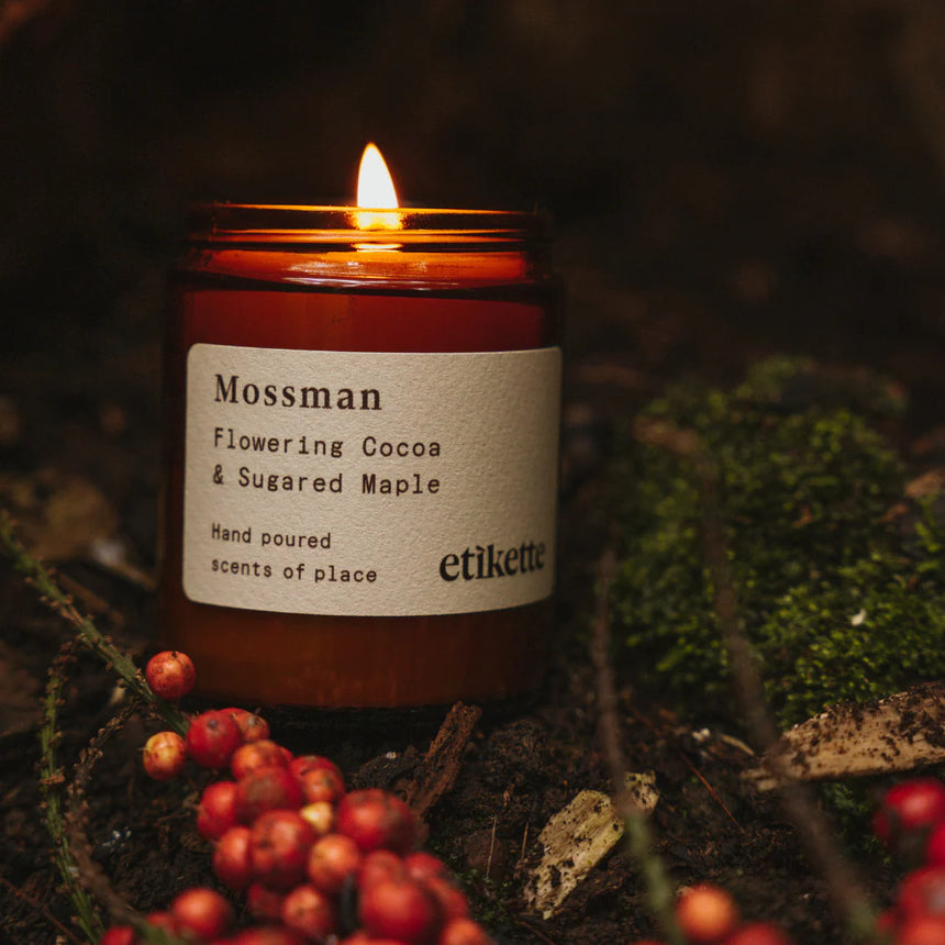 Etikette || Mossman Flowering Cocoa and Sugared Maple Candle
