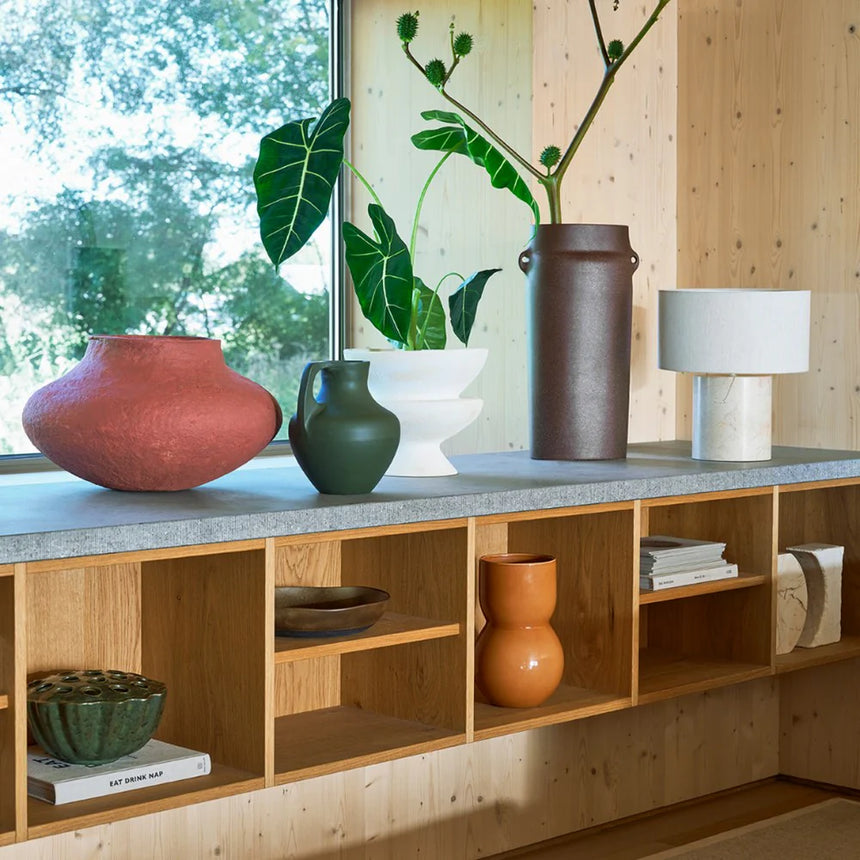 Urban Nature Culture || Noan Ceramic Vase Brown Orange