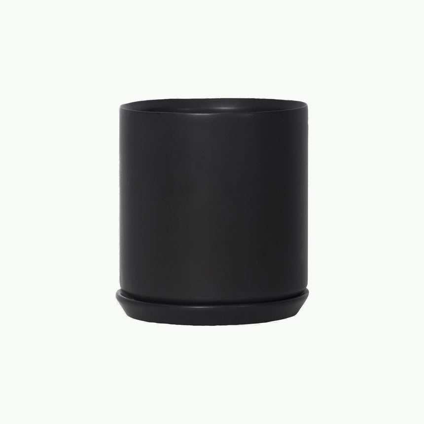 Oslo Planter Large Jet Black