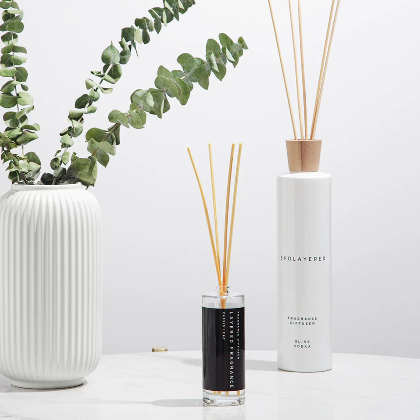 SHOLAYERED|| Green Leaf & Iris Reed Diffuser