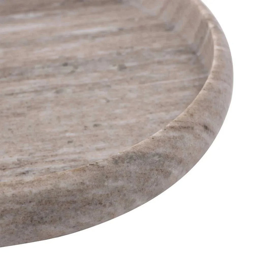 Florabelle Living | Santiago Marble Tray Brown