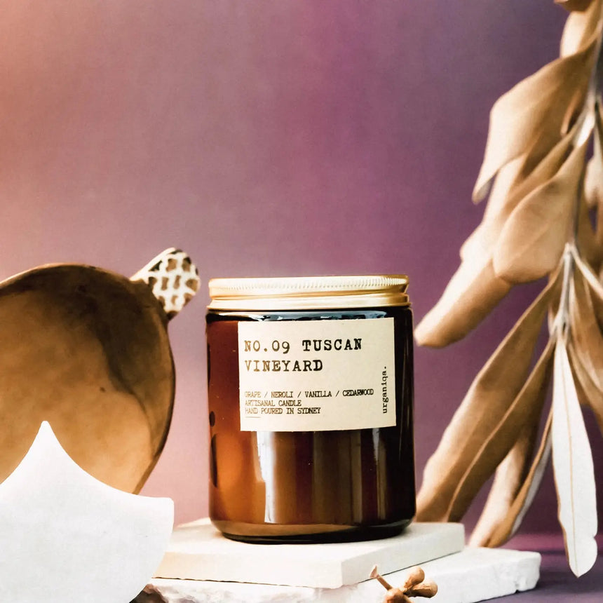 Urganiqa || Tuscan Vineyard Scented Candle