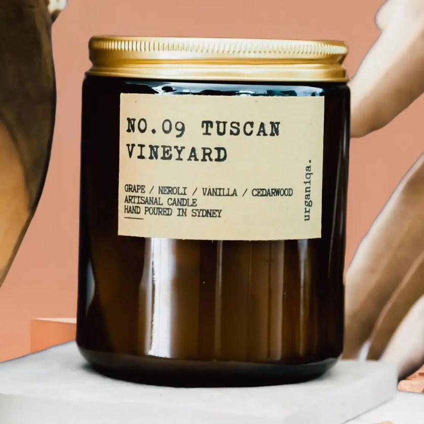 Urganiqa || Tuscan Vineyard Scented Candle