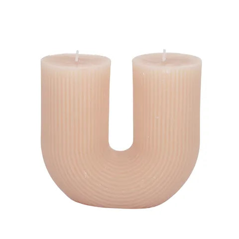 Coast to Coast | U shaped Ribbed Candle