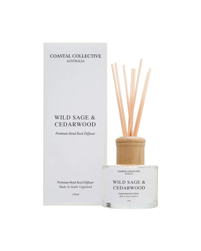 Coastal Collective Australia  || Wild Sage & Cedarwood Diffuser