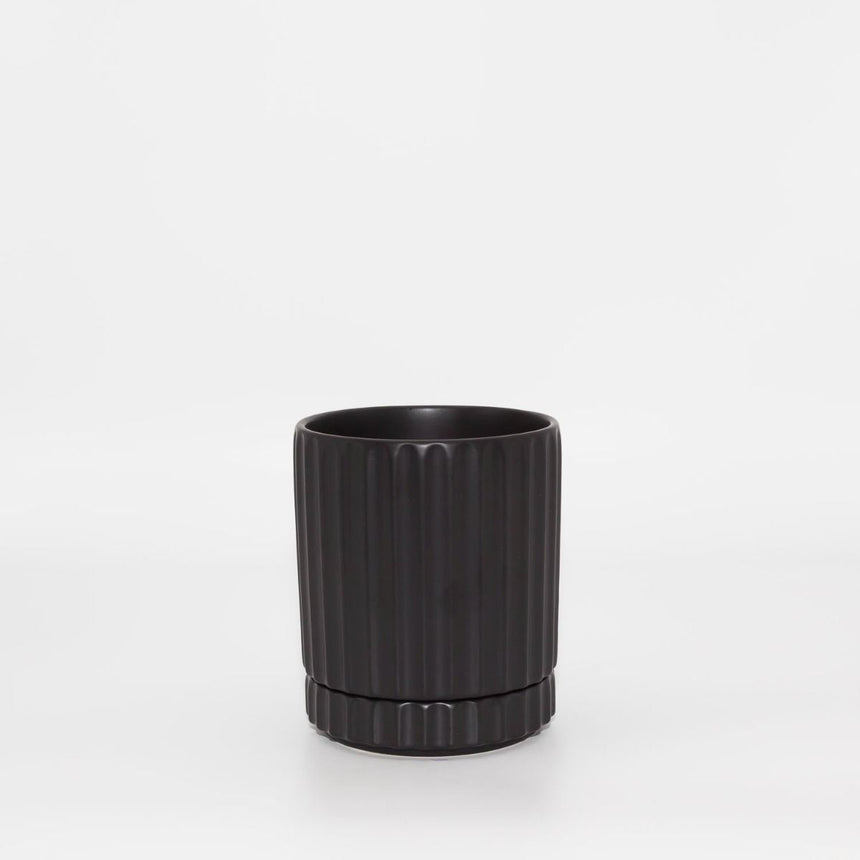 Athens Planter Black Small