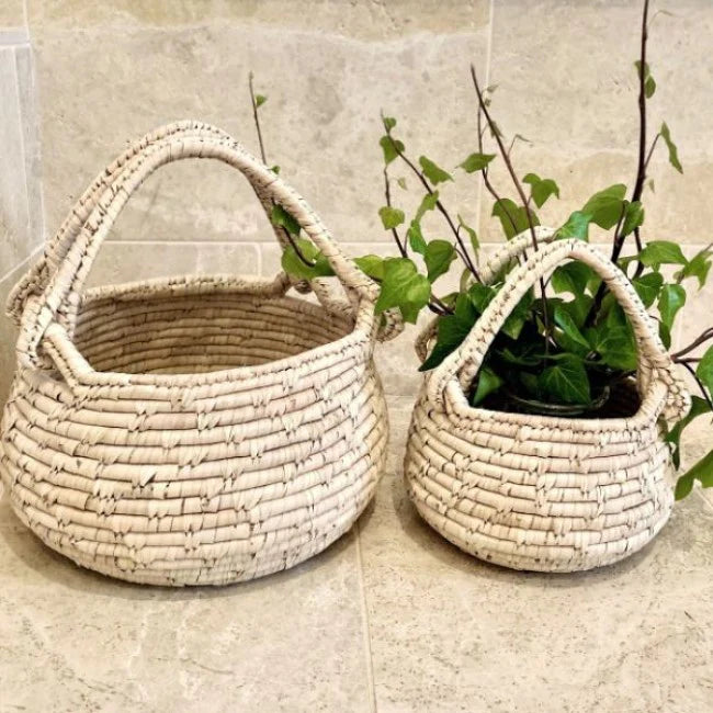 Ivory House | Balah Basket with Handles