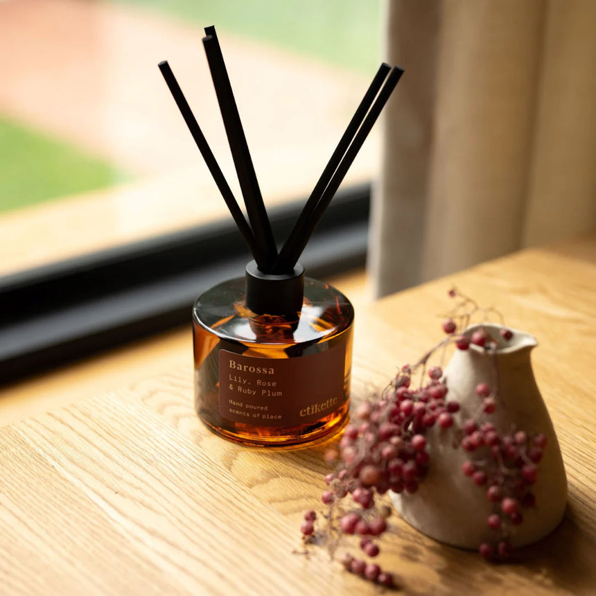 Etikette || Barossa Lily, Rose & Ruby Plum Eco Reed Diffuser