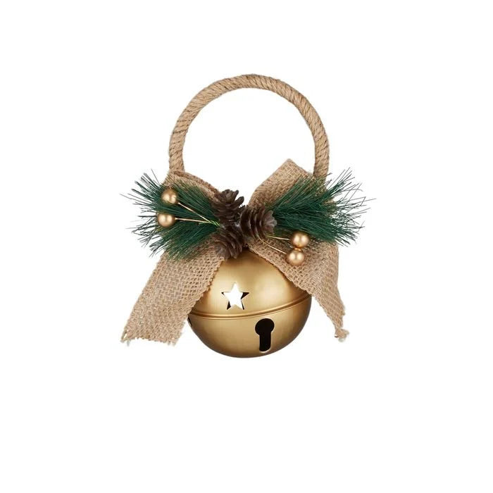 Coast to Coast | Christmas Bell Doorhanger Metal