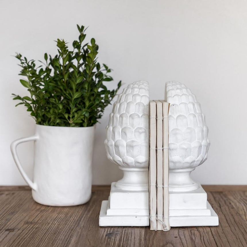 Ivory House | Acorn Bookends