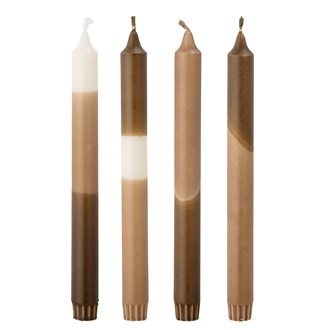 Bloomingville | Dip Dye Candles - Pack of 4
