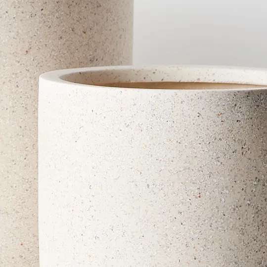 Offshoot | Cenzo Egg Planter White Terrazzo