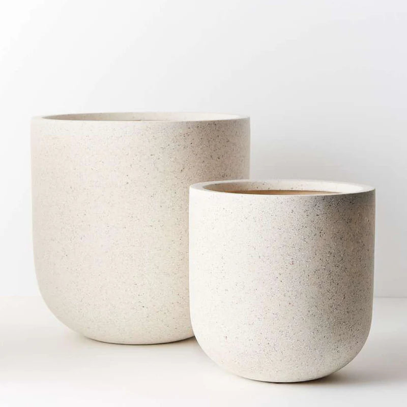 Offshoot | Cenzo Egg Planter White Terrazzo