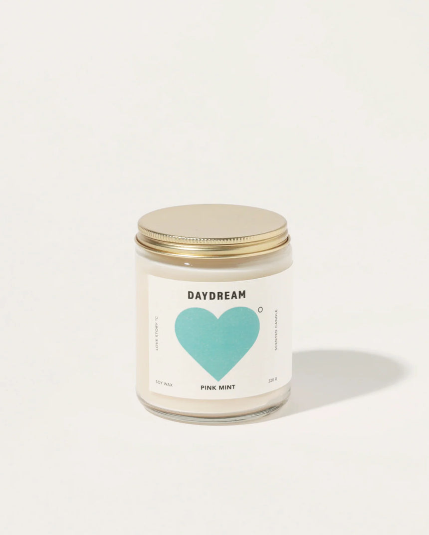 Pinkmint Candle || Daydream Tobacco and Rosewood Soy Candle