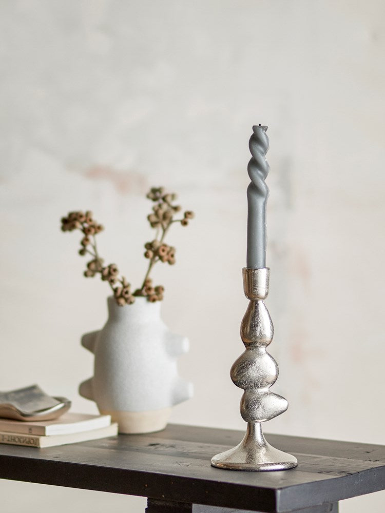 Bloomingville |  Metina Candle Holder Silver