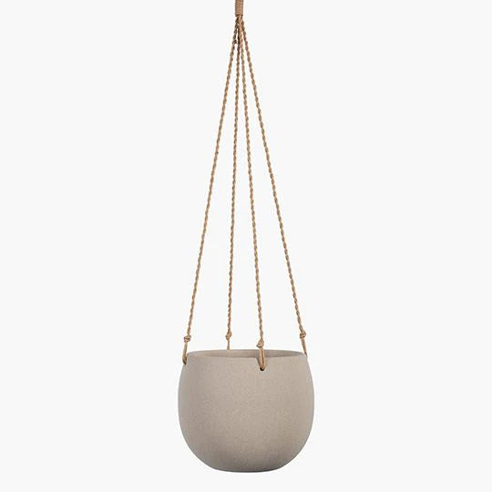 Flo Hanging Pot Taupe