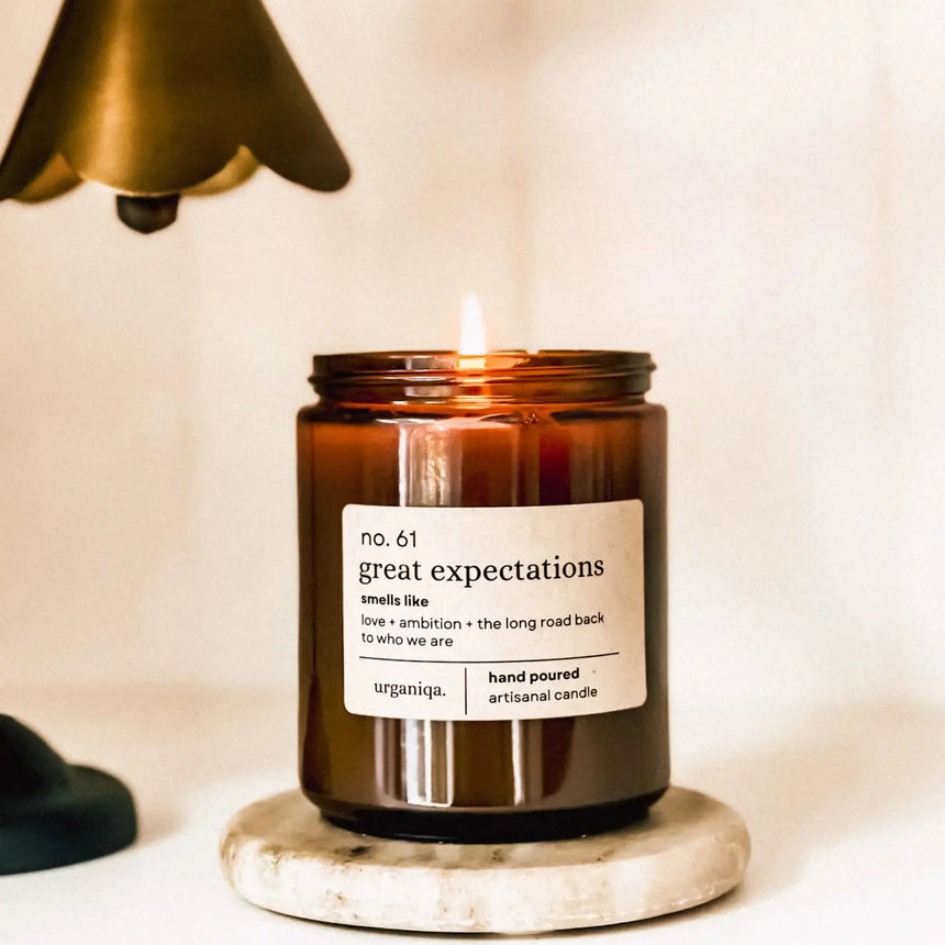 Urganiqa || Great Expectations Literary Soy Candle