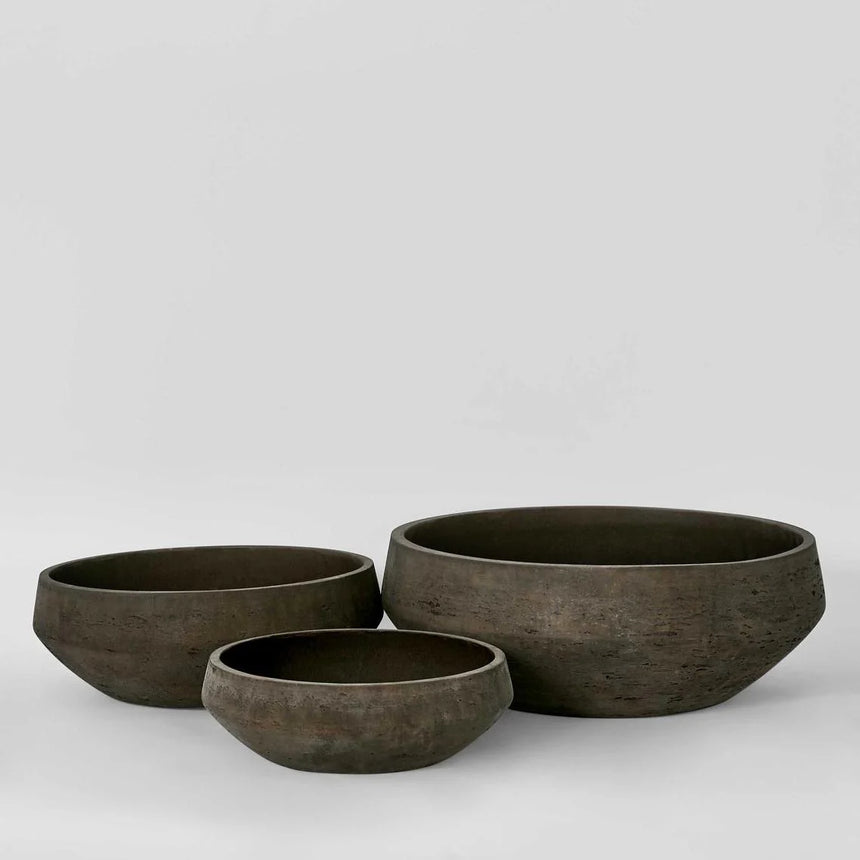 Florabelle Living  |  Landis Planter Bowl Earth Brown