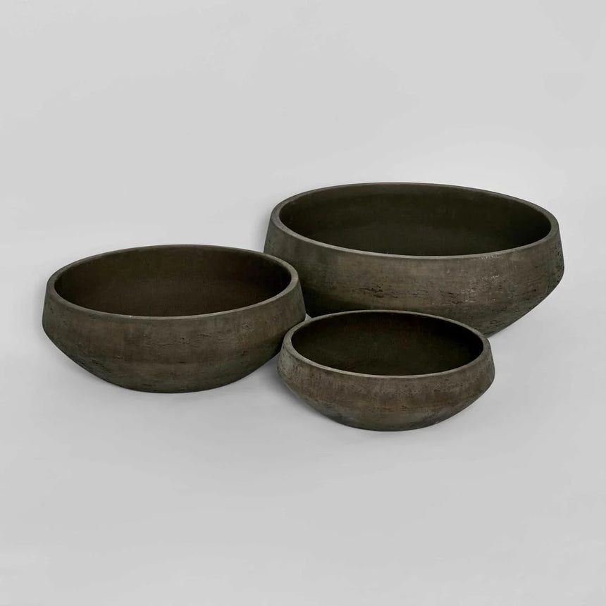 Florabelle Living  |  Landis Planter Bowl Earth Brown