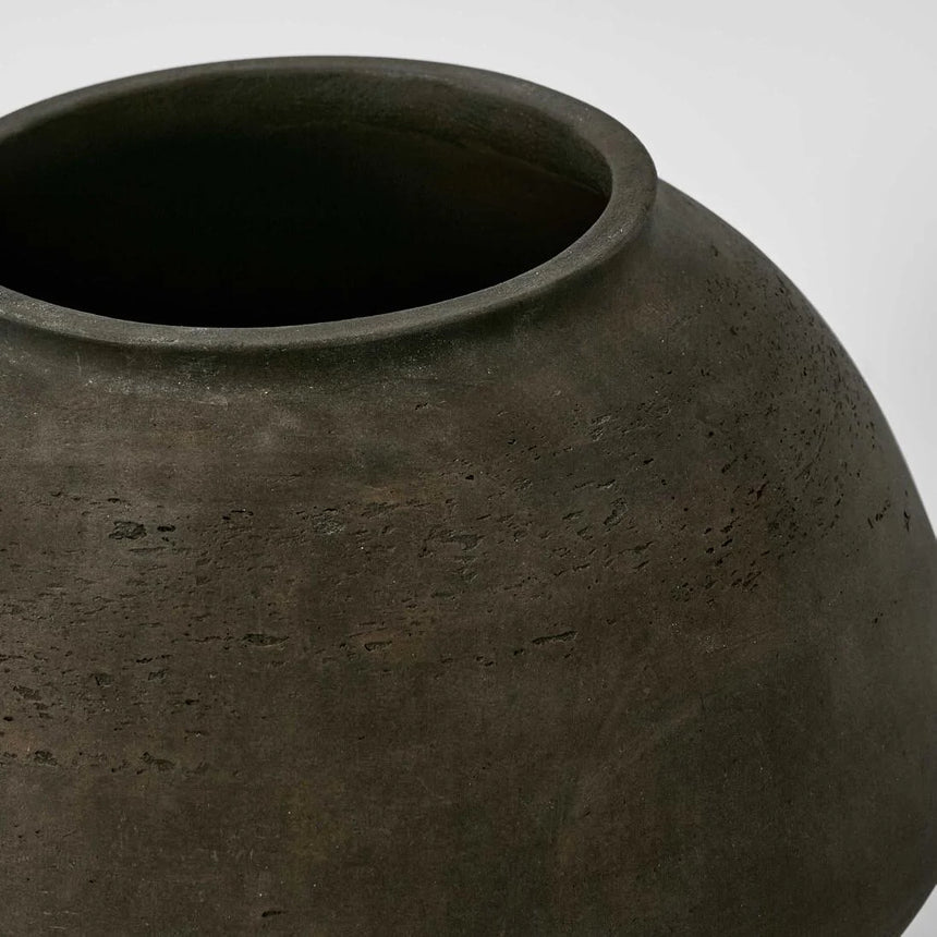 Florabelle Living  |  Landis Wide Vase Earth Brown