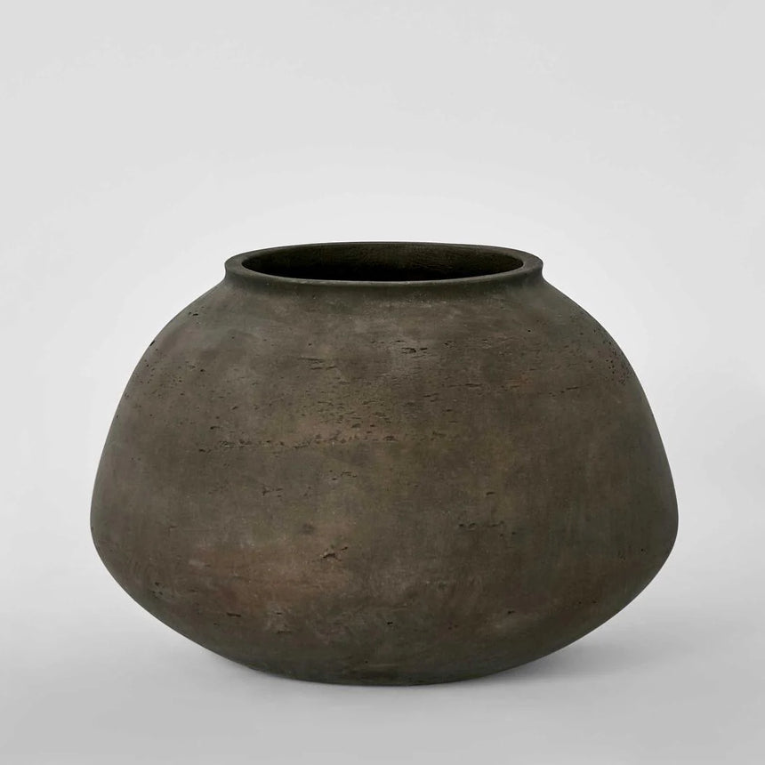 Florabelle Living  |  Landis Wide Vase Earth Brown