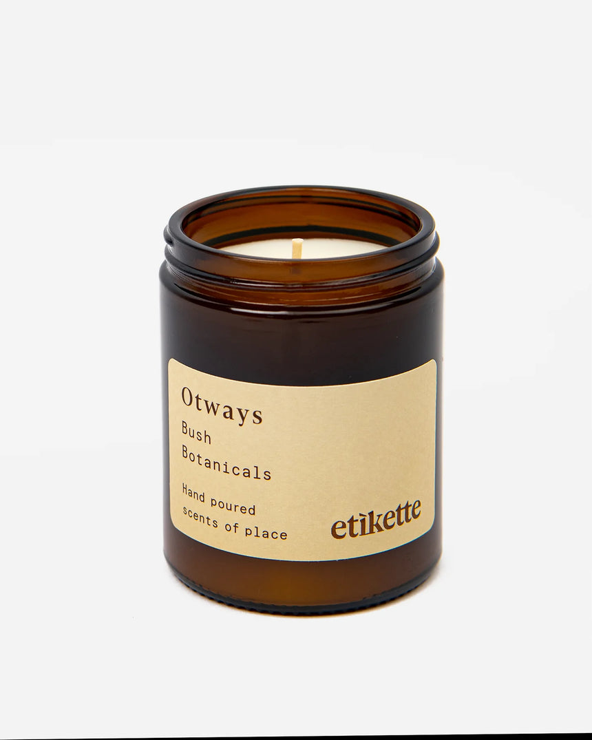Etikette || Otways Bush Botanicals Candle