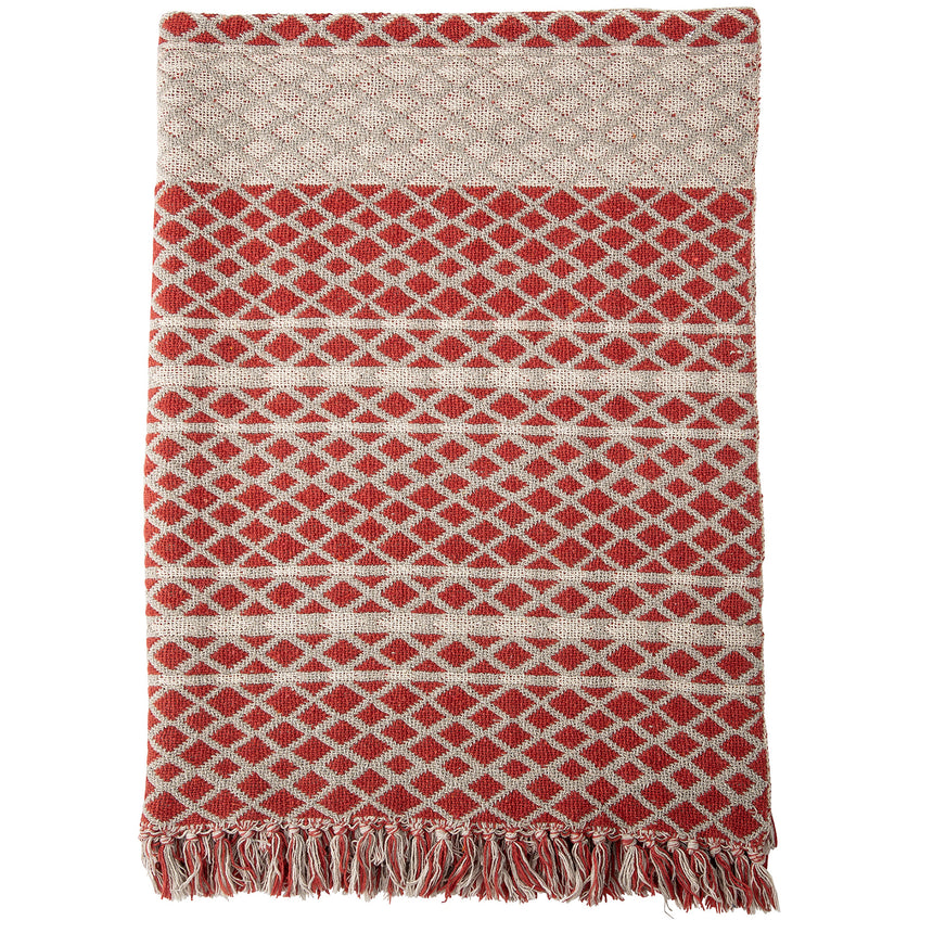 Bloomingville | Red Cotton Throw