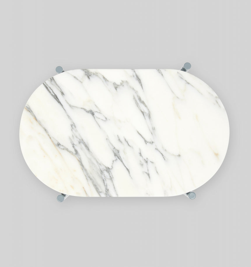Middle of Nowhere | Rhonde Marble Side Table Grey