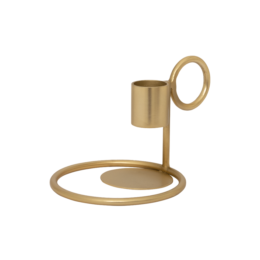 Bloomingville | UNC Gold Candle Holder Double Ring
