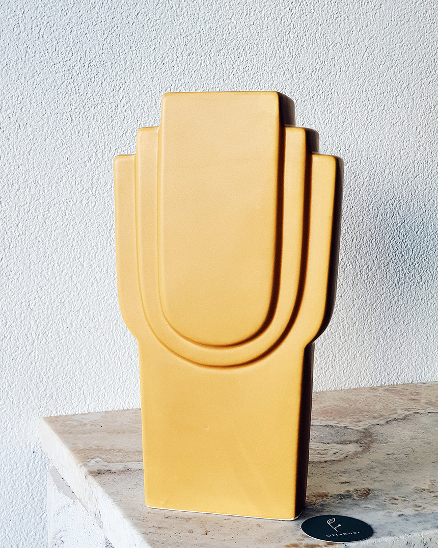 Bloomingville | Art Deco Yellow Vase