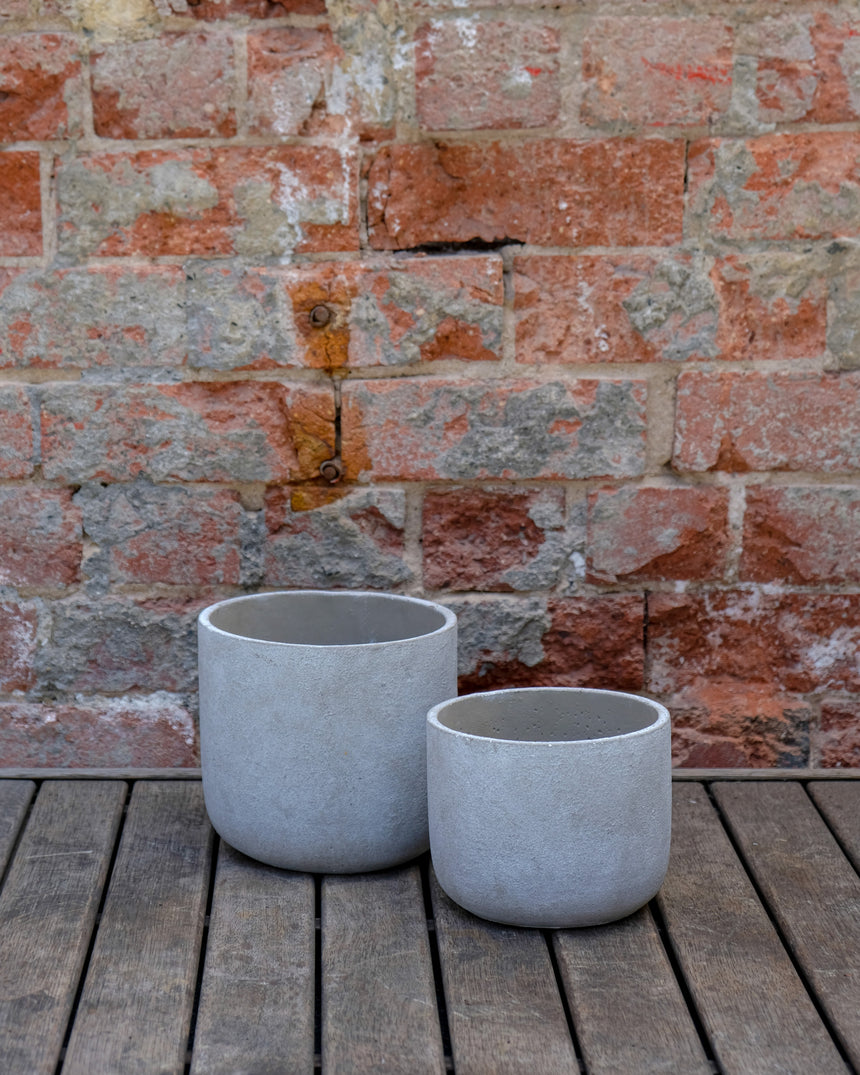 The Pot Dealer | Light grey Concrete Pot - Medium