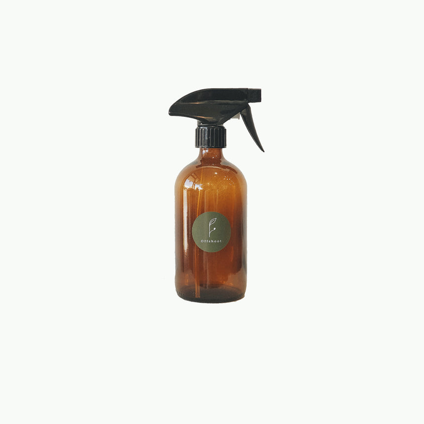 Offshoot Refillable Amber Glass Spray Bottle - 500ml