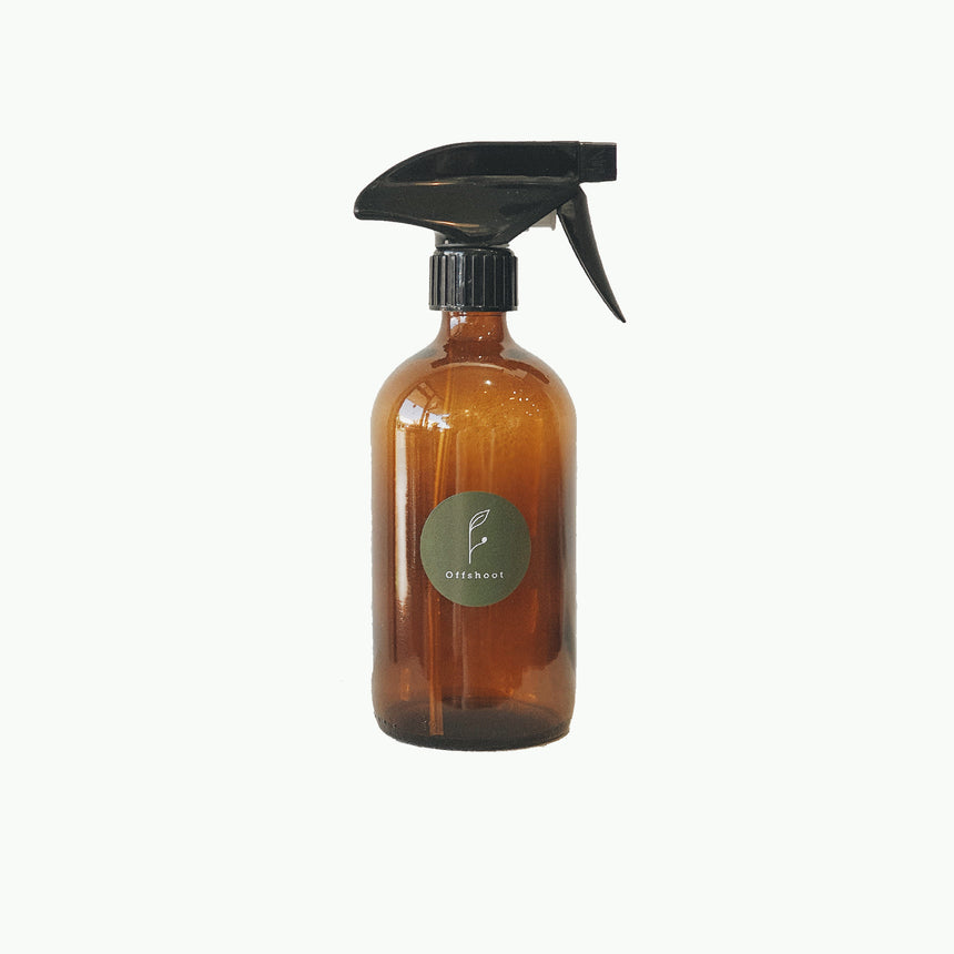 Offshoot Refillable Amber Glass Spray Bottle - 500ml