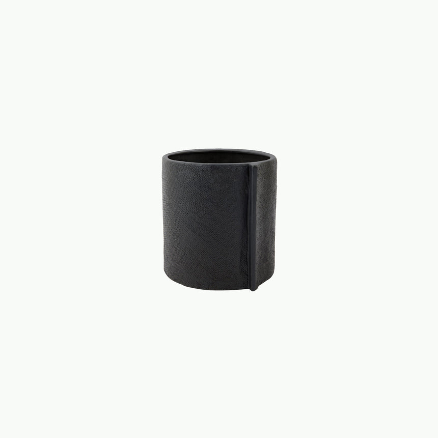 Zakkia | Burlap Pot Black Large