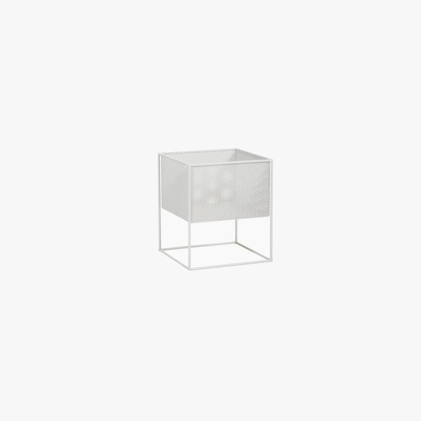 Redfox & Wilcox  | Perforated Planter Box Low - White