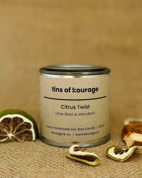 Kourage & Co. || Citrus Twist Soy Way Candle